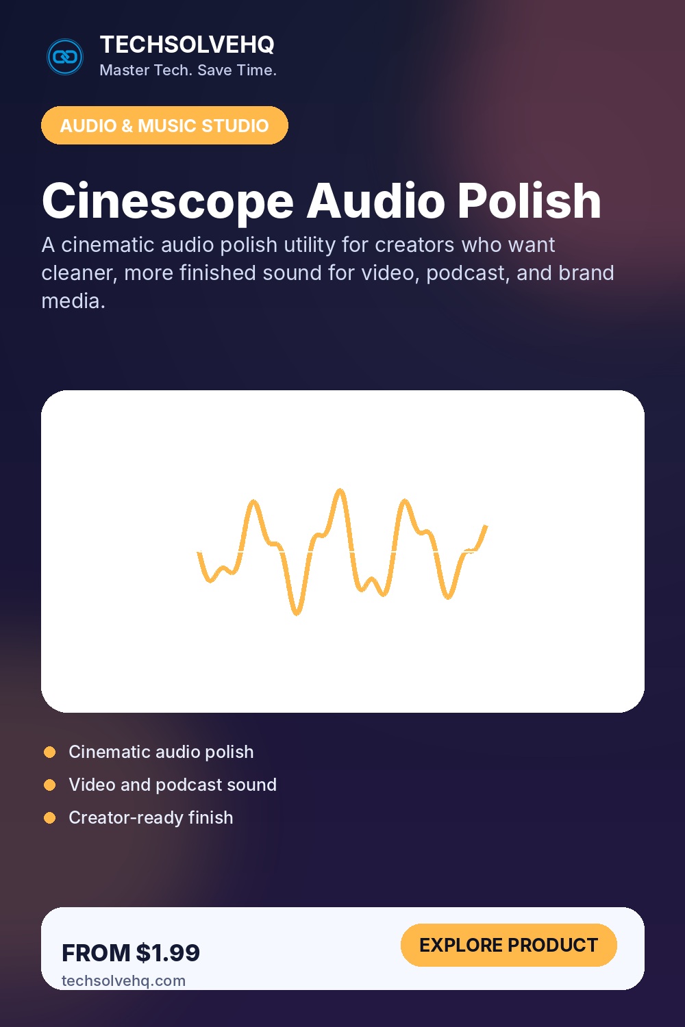 Cinescope Audio Polish product graphic